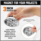 HORUSDY 4-PIECE Telescoping Magnetic Pickup Tools Set - Extendable Magnetic Pick Up Tools，Flexible Bendable Spring Magnet Stick