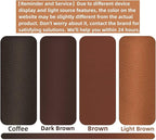 Leather Repair Patch, 17X316 Inch Repair Patch Self Adhesive Waterproof, DIY Large Vinyl Patches for Couches, Furniture, Kitchen Cabinets, Wall （Brown, 17X316 Inch）