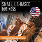 Precision Wood Carving Mallet 15oz for Woodworking, Comfortable Wooden Handle Reduces Hand Fatigue, Non-Marring Urethane Head Protects Tools, Chisel Hammer from Schaaf Tools