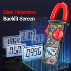 ANENG Digital Clamp Meter Multimeter Tester with AC/DC Current,Voltage, NCV Amp Ohm Volt 4000 Counts Meter Measures Capacitance, Resistance, Diodes, Continuity Frequency Backlight Electrican Tools