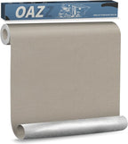 OAZ 16 x 79 inch Canvas Repair Patches Canvas Fabric Patch Self-Adhesive Canvas Repair Tape Waterproof Outdoor Gear Repair Patch Kit for Boat Cover Awning Sofa Chair Couch Tent Bag (Ivory Gray)
