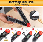 Digital Angle Finder Protractor, Angle Finder Ruler, 7inch 200mm 7inch/200mm, Angle Measuring Tool for Woodworking,Carpenter,Construction,DIY Measurement