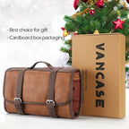 Hanging Toiletry Bag for Men Leather Bathroom and Shower Organizer Travel Makeup Accessories kit Great Gift