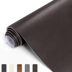 Leather Repair Patch Kit – Self-Adhesive Leather Repair Tape for Furniture, Couch, Sofa, Car Seats – Instant Fix for Scratches, Cracks & Peels. Waterproof, Durable, Easy to Use(3.9X79 inch,Dark Brown)