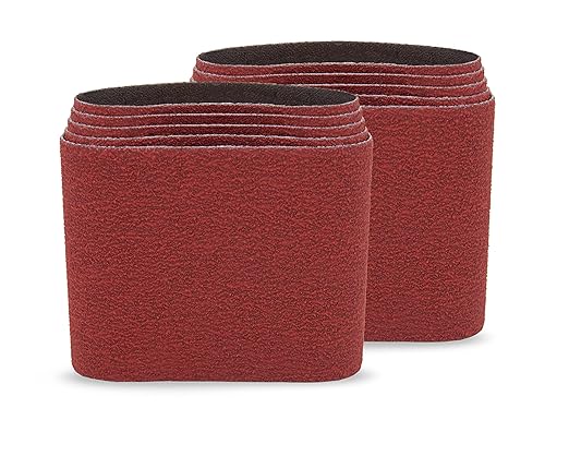 CS Unitec | PTX Zirconium Grinding Belt Sleeve | 60 Grit Metal Grinder Tool Attachment | 3.5" Diameter x 4" Wide, (Pack of 10)