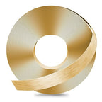 GSCIT Club Gold Edge Banding, 1 Inch x 50ft Aluminum Brushed Edge Banding PVC Edge Trim for Cabinet Repair Furniture