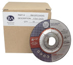Benchmark Abrasives Grinder Cut Off Wheels 4 1/2 Inch Aluminum Oxide Depressed Center Thin Type 1 for Metals, .045" Thick 7/8" Arbor, Angle Grinder Cutting Disc, Grinding Cutting Wheel - 50 Pack