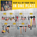 24" Heavy-Duty Magnetic Tool Holder (Upgraded Version) - Extremely Powerful Magnetic Pull Force to Hold Heavy Tools - Professional Space-Saving Magnetic Bar - Tool Organizer Rack/Strip