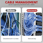 Zip Ties, RAZCC 1200pcs Cable Zip Ties 12 Inch, Heavy Duty White Plastic Wire Ties with 70lb Tensile Strength, Self-Locking Nylon Cable Ties, Wire Management for Indoor and Outdoor