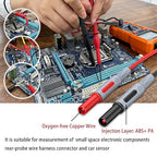 24 Pcs Multimeter Test Leads Set with Alligator Clips, Insulation Piercing Test Clip and Test Probes 1000V 10A CAT III for Fluke, KAIWEETS, INNOVA Multimeter, Voltmeter, Clamp Meter