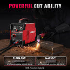 Plasma Cutter, 55Amps HEROCUT Plasma Cutter Machine CUT55i, Non-Touch Pilot Arc, 110/220V Dual Voltage IGBT Inverter, Screen Display, Air Sensor, 1/2'' Clean Cutting Thickness, 2T/4T for Beginners DIY