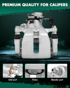 SCITOO 19B3415 Rear Right Disc Brake Caliper Assembly w/Bracket For Audi For A4 2005-2009,For Audi For A4 Quattro 2005-2009