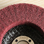9Pcs 4" x 5/8" Nylon Fiber Flap Disc Polishing Grinding Wheel,Scouring pad Buffing Wheel for Angle Grinder Polishing,Flap Discs for Power-Operated Grinders