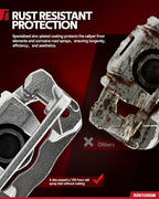 Torchbeam Rear Brake Calipers Set for Toyota 2002-2006 Camry, Toyota 2005-2007 Avalon, Toyota 2004-2008 Solara, Rear Left and Rear Right Calipers Replace # 19B2696+19B2697