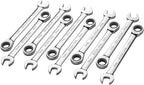 Jetech 10PCS Ratcheting Combination Wrench, Industrial Grade Gear Spanner with 12-Point 72-Tooth Ratchet, Forged and Heat-Treated Cr-V Steel, Metric (15MM 10PACK)
