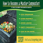 2.6-3 Gallon Compostable Trash Bags Drawstring 50 Bags Heavy Duty Extra Thick 1 Mil 11.36 Liter Small Kitchen Food Scrap Waste Compost Bag ASTM D6400, US BPI and OK Compost Home Certified