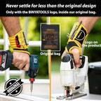 BINYATOOLS Magnetic Wristband with Super Strong Magnets Holds Screws, Nails, Drill Bit. Unique Wrist Support Design Cool Handy Gadget Gifts for Fathers, Boyfriends, Handyman, Electrician