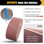 14 Pack Sanding Belts 4x36 Inch, 4x36 Belt Sander Sanding Belt Sander Paper 40/60/80/120/180/240/400 Grits Assortment Aluminum Oxide Sanding Belts for Belt Sander Knife Wood Metal Polishing