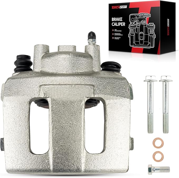 Torchbeam Front Brake Caliper Right for Jeep Wrangler 1990-1995 1997-2006, Jeep Cherokee 1990-2001, Jeep Grand Cherokee 1993 1995-1998, Jeep Comanche, Front Right Caliper Replace # 184339