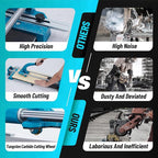 Manual Tile Cutter,24/32/48 Inch Tile Cutter With Tungsten Carbide Cutting Wheel,Infrared Positioning, Precise Tile Cutter Tools (48 inch double rails)
