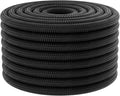 X XBEN Braided Polyester Arborist Rope 1/2 inch X 170ft, 48 Strands, 12 Inner core,5174 LBS Breaking Strength Outdoor Ropes, Arborist Rigging Rope for Rock Hiking Camping Swing Tree Rescue,Black