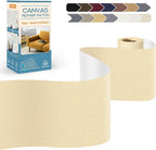KING MOUNTAIN Canvas Repair Tape,Outdoor Gear Patch, 4×63 Inches,Waterproof,Self-Adhesive for Repairing Boat Covers,Sun Shades,Sofas,Tents,Lounge Chairs,Awnings (Beige2.0)
