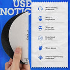 30PCS 6 inch Silicon Carbide Sanding Discs 1500 Grit, Wet Dry Orbital Sander Hook and Loop Sandpaper Disc, Best for Metal,Automotive,Wood Polishing