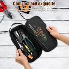 Small Tool Bag with Zipper Handle Heavy Duty Tool Pouch Portable Utility Organizer Case For Multiple Purpose-Tool Organizers and Storage, Small Metal Tools Bags