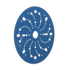 3M Hookit Blue Abrasive Discs 36172, Multi-Hole, 6 in, 80+ Grade, Pack of 50, Virtually Dust-Free, for Auto Sanding, Body Repair, Featheredging, Primer Sanding, Paint Preparation, E-Coat Sanding