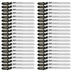 60Pack T101AO T-Shank Jigsaw Blades - 3.2 Inch 20 TPI Contractor Jig Saw Blades Set Made with High Speed Carbon Steel Curved Fine Finish Cutting Wood Boards PVC Plastic(60Pcs-T101AO for Wood&Plastic)