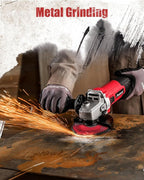 AVID POWER Angle Grinder 4-1/2 inch Electric Grinder Tools 750W 6.5 Amp Metal Grinder, 11500 RPM, with Grinding and Cutting Wheels, Auxiliary Handle, Wrench for Cutting and Grinding