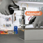 Rivet Nut Installation Tool Set Flat Head Rivnut Threaded Insert Nut Kit SAE & Metric for Metal Heavy Duty Zinc Plated Nutsert (Metric Tool Assortment(120pcs))