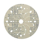 3M Hookit Blue Abrasive Disc 321U Multi-Hole, 36176, 6 in, 180, 50 Discs
