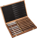 8-Pieces HSS Wood Turning Tools Lathe Chisel Set with Wooden Box