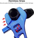 Adjustable 3AN-12AN Adjustable Wrench Spanner Lightweight for AN Hose Fitting Aluminum Blue