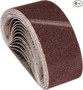 8 Pcs Sanding Belts 4 x 24 Inch 40 Grit Aluminum Oxide Abrasive Sandpaper for Belt Sander Metal Grinding Wood Working Weld Rust Removal