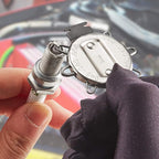 2 Pieces Spark Plug Gap Gauge Tool Spark Plug Gauge Measuring Tool Metric Standard Inches Gapper for Motorcycles