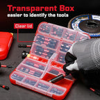 76 pieces Impact Screwdriver Bits Set, Magnetic S2 Steel Multi Insert Power Bits Tips with Impact Bit Holder with Storage Box（PH/TORX/SQ/PZ/SL）