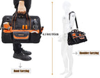 WELKINLAND 16" Tool Bags - 34-Pocket Heavy Duty Open Top Organizer for HVAC & Electricians