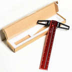 TYDEEY 12, 24, 31, 39 in Precision T-Square Ruler Woodworking Scriber Measuring Tool, Aluminum Alloy T Rulers, 90 Degree T Type Wood Layout Square for Architect and Carpenter Work (12 inch)