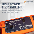 TEMPO Communications 521A Irrigation Sprinkler Valve Locator Tool | Irrigation Wire Tracer, Underground Wire Locator (Professional Grade)
