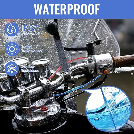 200 PCS Heat Shrink Butt Connectors Qibaok Waterproof Insulated Electrical Crimp Wire Connectors Butt Splice Terminal 22-18 AWG for Automotive Marine Boat Truck Trailer Stereo