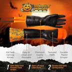 Pumpkin Scraper Glove – As Seen On Shark Tank - Mess Free and Fun Pumpkin Carving Kit – Carve and Clean Jack-O-Lantern Guts with Ease and Zero Mess on Your Hands! (Adult Kit)