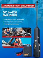 Circuit Tracer, Automotive Short Circuit Finder, Wire Tracer, Automotive Short and Open Finder Repair Tool EM415PRO DC 6-42V