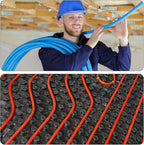 MECCANIXITY Spring Tube Bender OD 18.8mm/0.74" Steel Spring Pipe Bending Tubes 1500mm/59.06" Long for 3/4" PVC Pipe(ID 20mm) in Home Renovations,Electrician Wiring Bending(insert-pipe use)