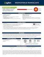 14 AWG Tracer Wire 600V 100% Solid Copper Conductor Direct Burial Underground, Red Tracer Wire for Locating Underground Pipes and Lines Electrical Wire Gas Water Sewer Pipe and Fiber Optic, 500 FT