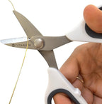Westcott 5.5" Rag Snips, Crafting, Quilting & Sewing Scissors for Fabric Cutting with Titanium-Bonded Blades