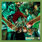 500 WristCo Over 21 Green - Tyvek Wristbands for Events - ¾” x 10” - Waterproof Recyclable Comfortable Tear Resistant Paper Bracelets Wrist Bands for Concerts Festivals Admission Party