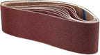 4 x 36 Inch Sanding Belt, 12 Pack 80 Grit 4x36 Aluminum Oxide Sanding belts (4x36 Inch, 80 Grit)
