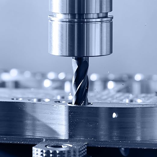 1/4" Solid Carbide Jobber Drill Bits with Straight Shank and 118° Point Angle, Made from K20 Tungsten Carbide,Applications: for Stainless Steel Alloy Metal, 5-Piece